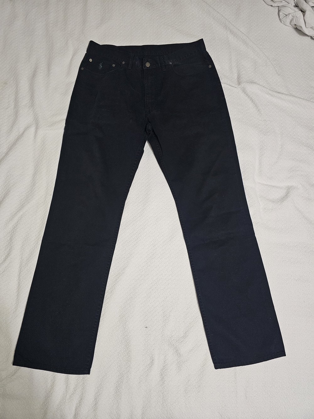 POLO Ralph Lauren Men's Black 650 Straight 5 Pocket Pants